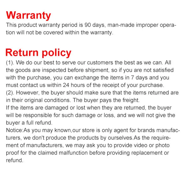 Warranty