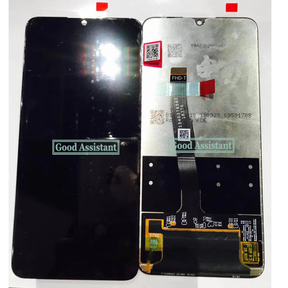 Оригинальный черный экран 6 1 дюйма для Huawei P30 Lite / Nova 4E ЖК дисплей с дигитайзером
