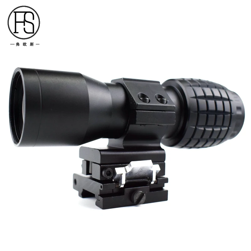 

Tactical Outdoor Hunting 4X Magnifier Optics Scopes Shooting Airsoft Riflescope For 20mm Picatinny Rail