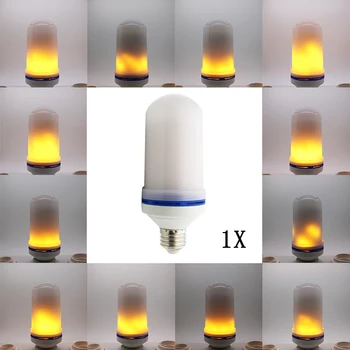 

1X E27 Led Flame Lamp LED Flame Effect Light Bulb 10W E26 AC85-260V Flickering Emulation Fire Lights Vintage Decoration Lamp