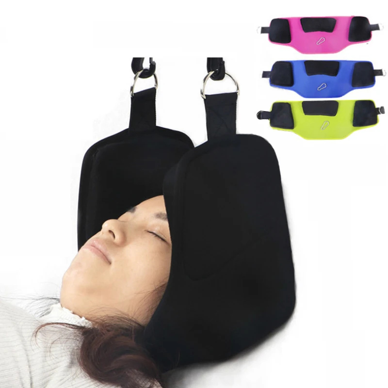 

New Neck Hammock Portable Head Hammock Traction Device Neck Pain Relief Hammock Massager Nap Pillow Neck Posture Alignment