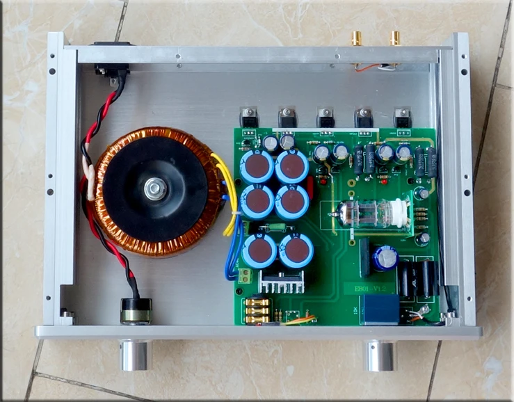 Audio E801 Headphone Amplifier HIFI EXQUIS Weiliang Headset E801 Hybrid Amp