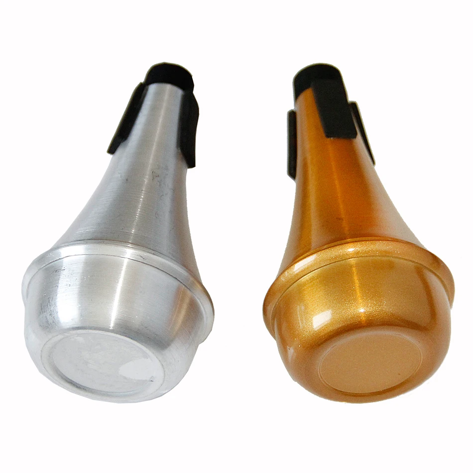 Aluminum Alloy Trumpet Mute Trompete Trumpet Straight Sourdine Silver Gold Color