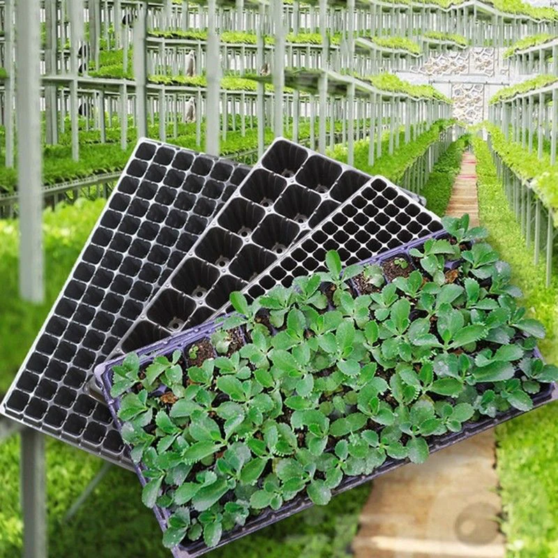 

Flower Pots 72/105/128 Nursery Grow Box Propagation For Garden CellS Seedling Starter Tray Extra Strength Seed Germination Plant