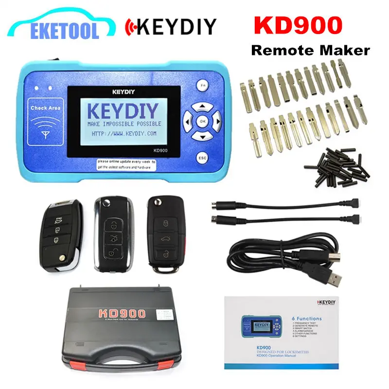 

Origial KeyDiy KD900 Remote Maker Best Tool Auto Key Programmer Remote Control Frequency KD900 One Smart Button Online Multi-Car