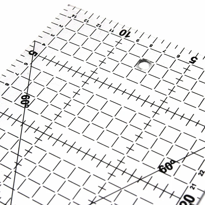 Высококачественный акриловый материал прозрачная Лоскутная Линейка 30*15 см инструмент для квилтинга весы школьные канцелярские принадлежности