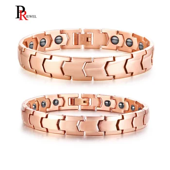 

Trendy Titanium Magnetic Therapy Bracelets for Women Man Healing Pain Relief for Arthritis Healthy Strap Bracelet