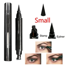 Черная жидкость Водонепроницаемый карандаш Карандаш для глаз Макияж Eye Liner штамп двойной головок длительный Макияж Косметика Инструменты