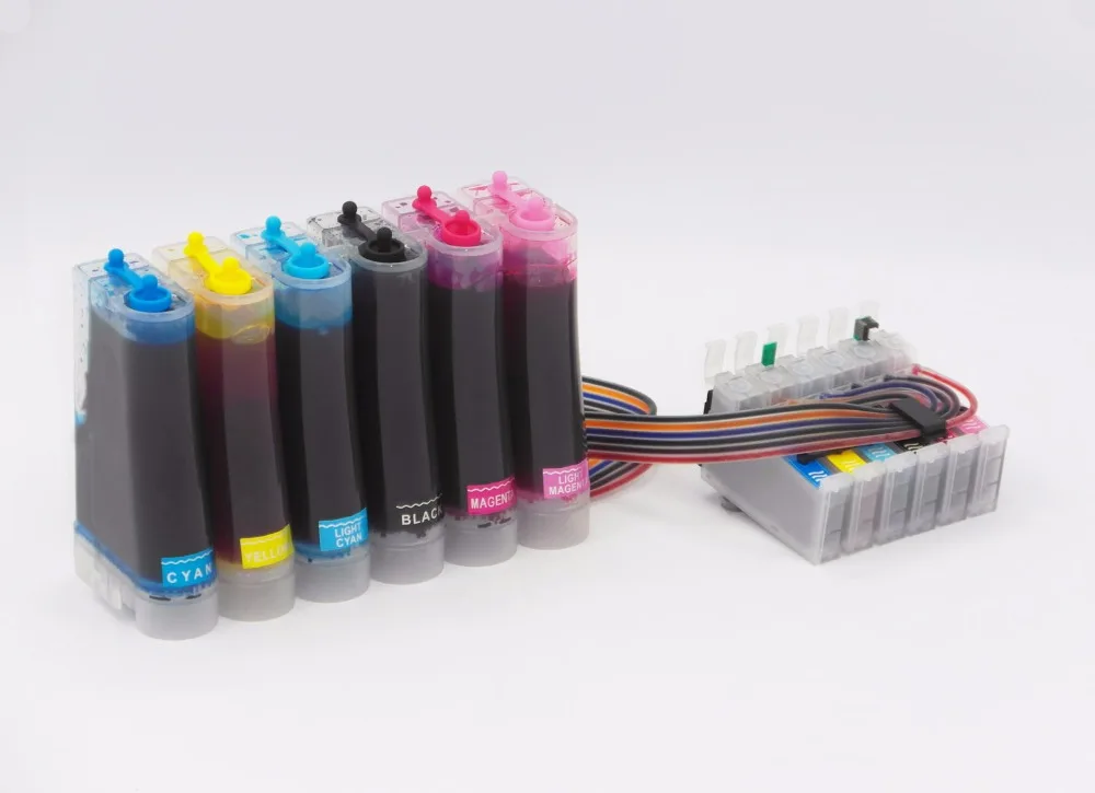 

Free Shipping By Fedex,CISS Continuous Ink Supply System for Epson Stylus T60 with pigment ink