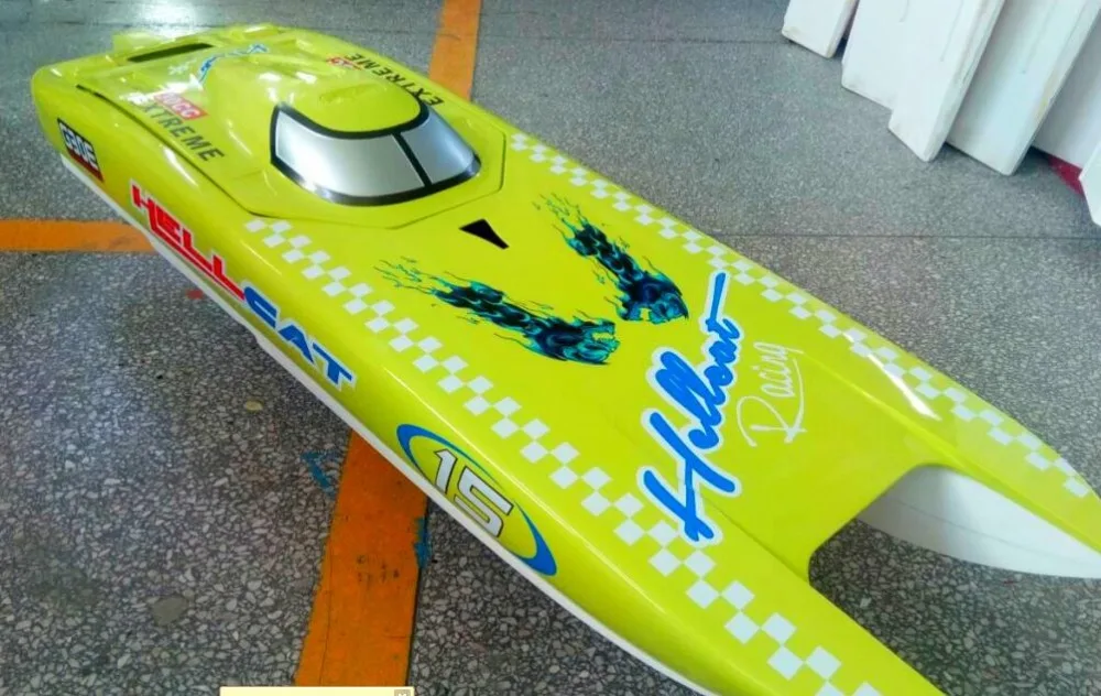Новый DTRC G26E Catamaran Германия Hello Cat 26CC бензиновая гоночная лодка с двигателем Zenoah