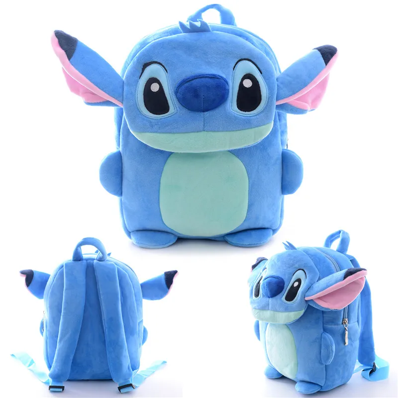 Cartoon Kids's Backpacks Cartoon Lilo & Stitch Plush STITCH Soft