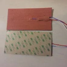 100x200 мм 100 Вт 220 В силиконовый резиновый нагреватель с термистором с подогревом элементный Нагреватель Коврик промышленный тепло k-тип электрический грелка