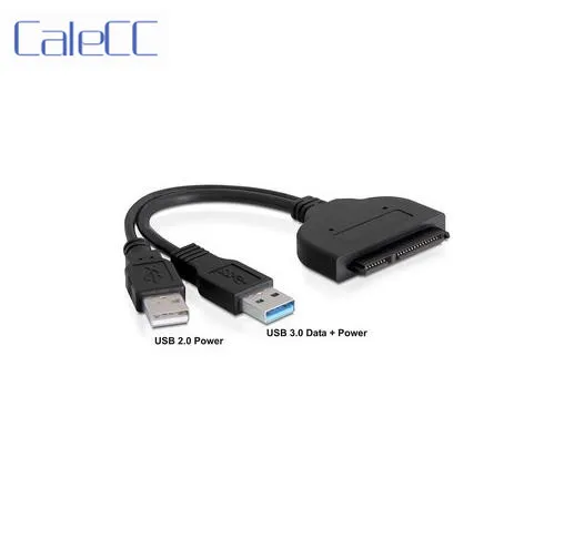 USB 3 0 для SATA 22 Pin 2 5 &quotадаптер жесткого диска с кабелем питания | Компьютеры и офис