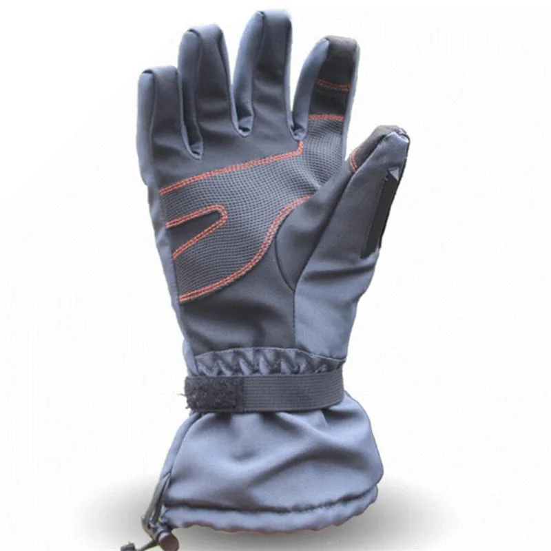 Warmspace 5600 MAH guantes de calor eléctricos inteligentes, batería de litio impermeable de esquí autocalentamiento, 5 dedos y parte posterior de la mano calentados, 3 engranajes 4-8 H - 6