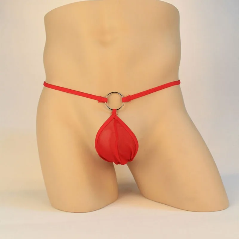 Mens Penis Pouch Underwear Briefs Thongs And G Strings Gay Cock Ring Male Sexy g-String Sex Clothes Erotic Homens NS012#01 (6)