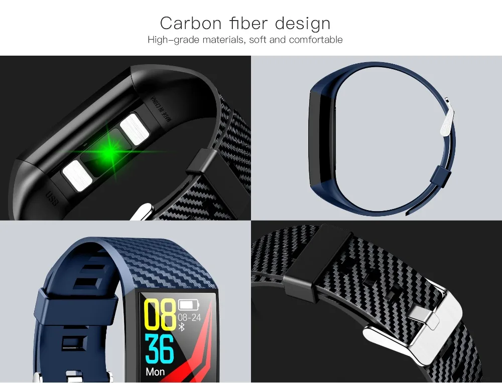 696 DT58 Smartband фитнес трекер с пульсом функция HRV водонепроницаемый браслет