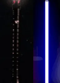 blackhilt blueled Металлический световой меч Yanqing для светового меча, Одноцветный светодиод, Круглый наконечник, лезвие: 92 см в длину, Y3 Cyanswallow - Цвет: blackhilt blueled