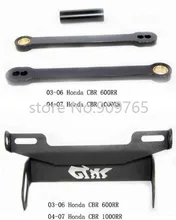 Снижение ссылки fender элиминаторы для honda 03-06 cbr 600rr 04-07 1000rr черный