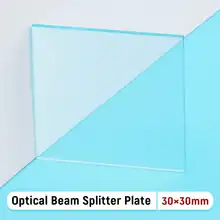 1 шт. 30*30*1,1 мм 50R/50T оптический луч сплиттер пластины оптические лазерные линзы для лазеров спектральный анализ инструментов и т. Д