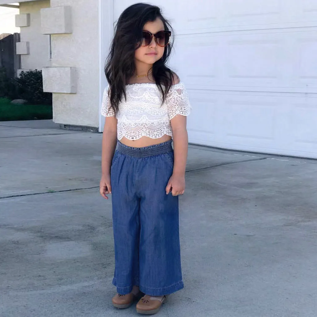 lace shirt with jeans