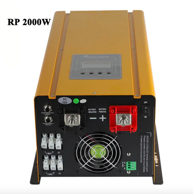 

New Model RP Series 24Vdc 2000W off grid DC to AC power pure sine wave inverter with battery charger UPS Low Frequency Inverter