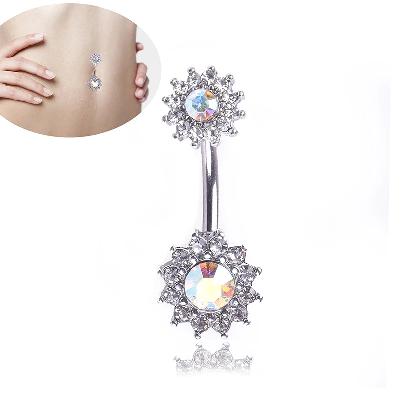 

Hot Sexy Factory Price Anti Allergy Simple Lounger Titanium Earrings Ear Nail Belly Button Rings Navel Piercing