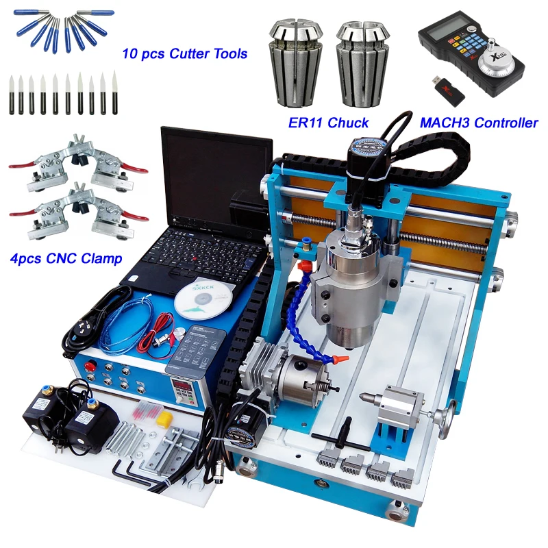 CNC 3040 4 Axis with MACH3 Controller