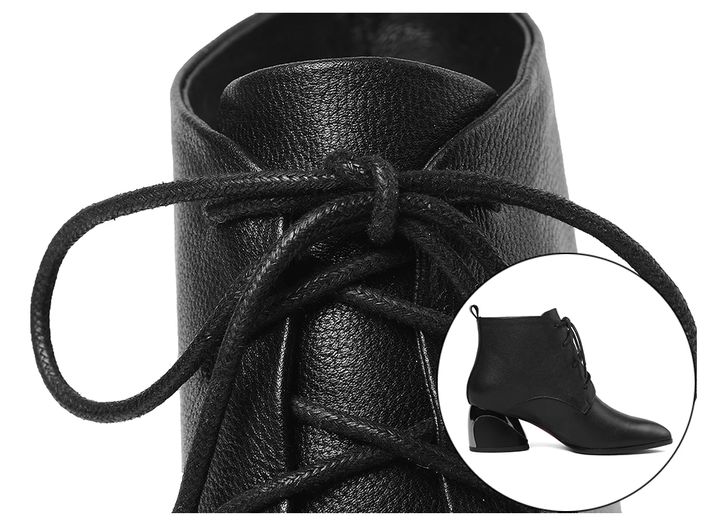 SOPHITINA/Новинка; женские ботинки из высококачественной натуральной кожи; пикантная модная обувь с острым носком и перекрестной шнуровкой; специальные ботильоны; PO222