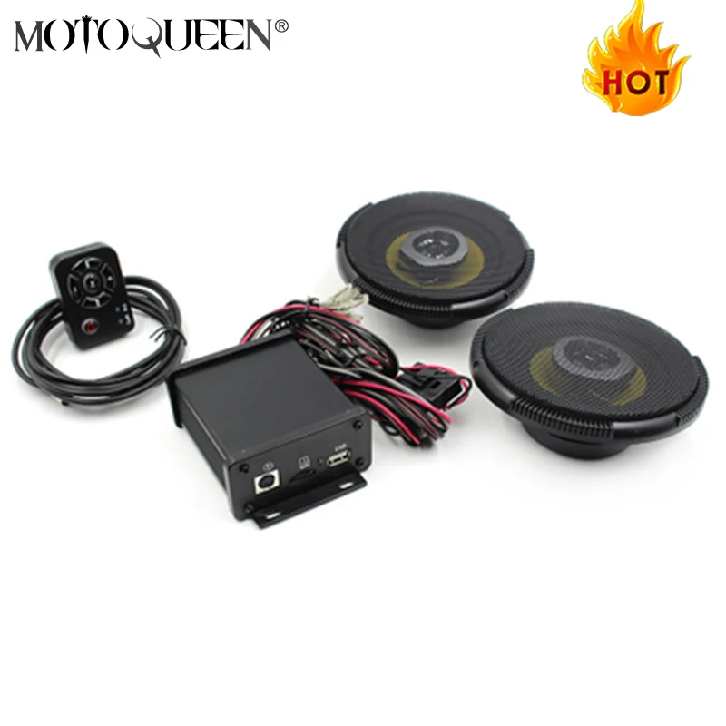 

12V Bluetooth Motorbike Motorcycle WMA MP3 Player,Scooter Audio Amplifier FM Radio With Coaxial Speakers