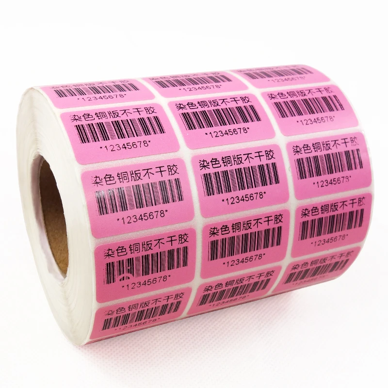 32 мм x 19 мм(5000 этикеток) ролл с этикетками для штрих-кодов, светло-розовые цветные Стикеры для zebra/этикетки tsc принтера