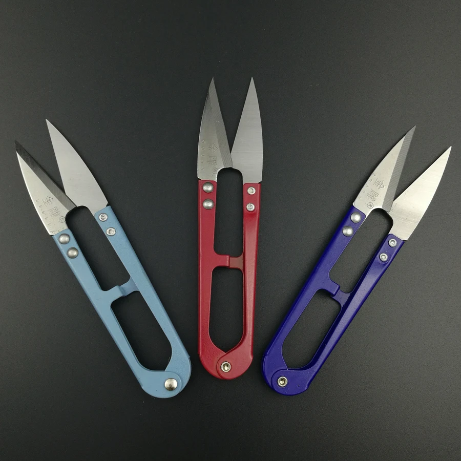 3Pcs U Shape Clippers Trimming Scissors Nipper Sewing Embroidery Thrum