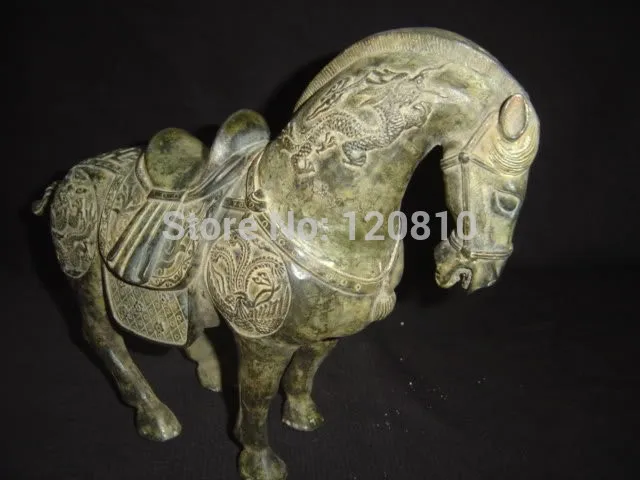 

HORSE BRONZE STATUE Qing Dynasty