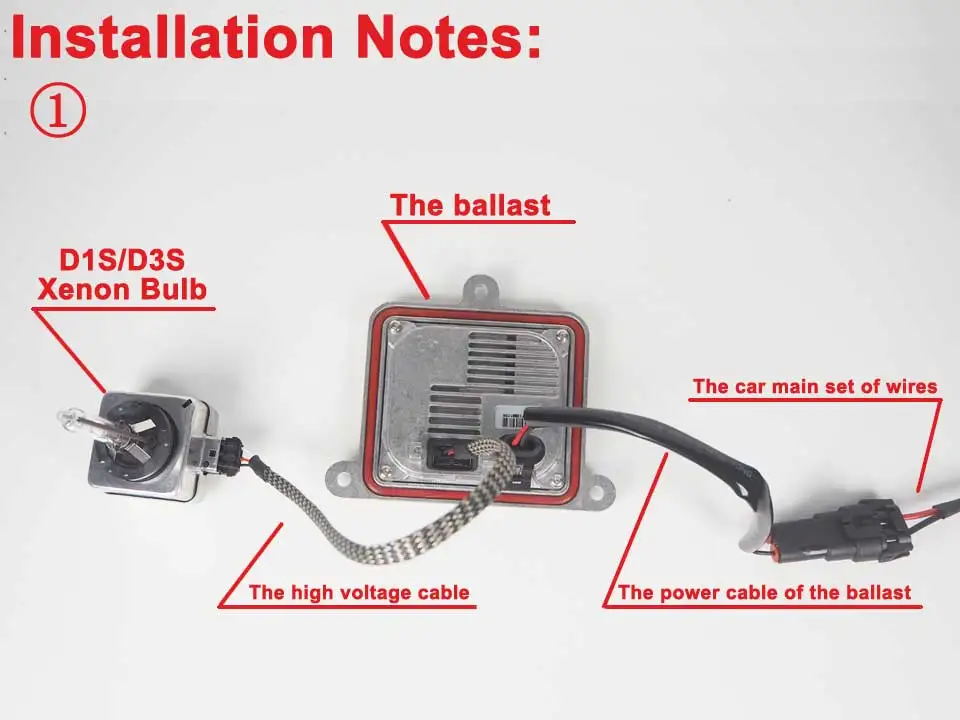 D1S D3S LED Note1