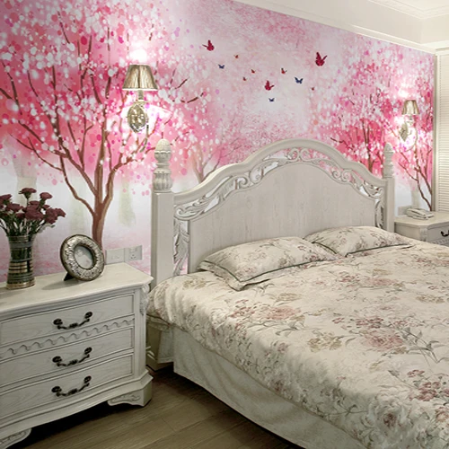 fototapete esszimmer, 3d fototapete 3d stereo kirschblüte tapeten wandbild schlafzimmer, Design ideen