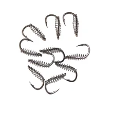 Жесткие острые Крючки с пружиной емкость для наживки для тайваньской рыбалки больше подходят для речной или озерной приманки не легко отвалиться