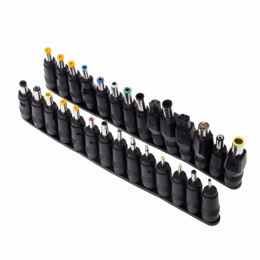 

28 in 1 Set Multi-function DC Plugs Power Adapter for AC Adapter Notebook Laptop Universal 5.5x2.1mm #1A60329#