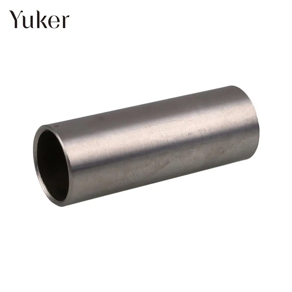 

Yuker Steel Guitar Slide Length 60mm Silver Metal Finger Knuckle Slides Deslizante Guitarra Smooth Edge