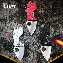 Мини-нож карманный нож EDC из нержавеющей стали складной десантник Открытый выживания охотничьи ножи с десантником веревка