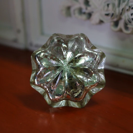 Victorian Style Crystal Glass Drawer Cupboard Knobs Closet Dresser Knob