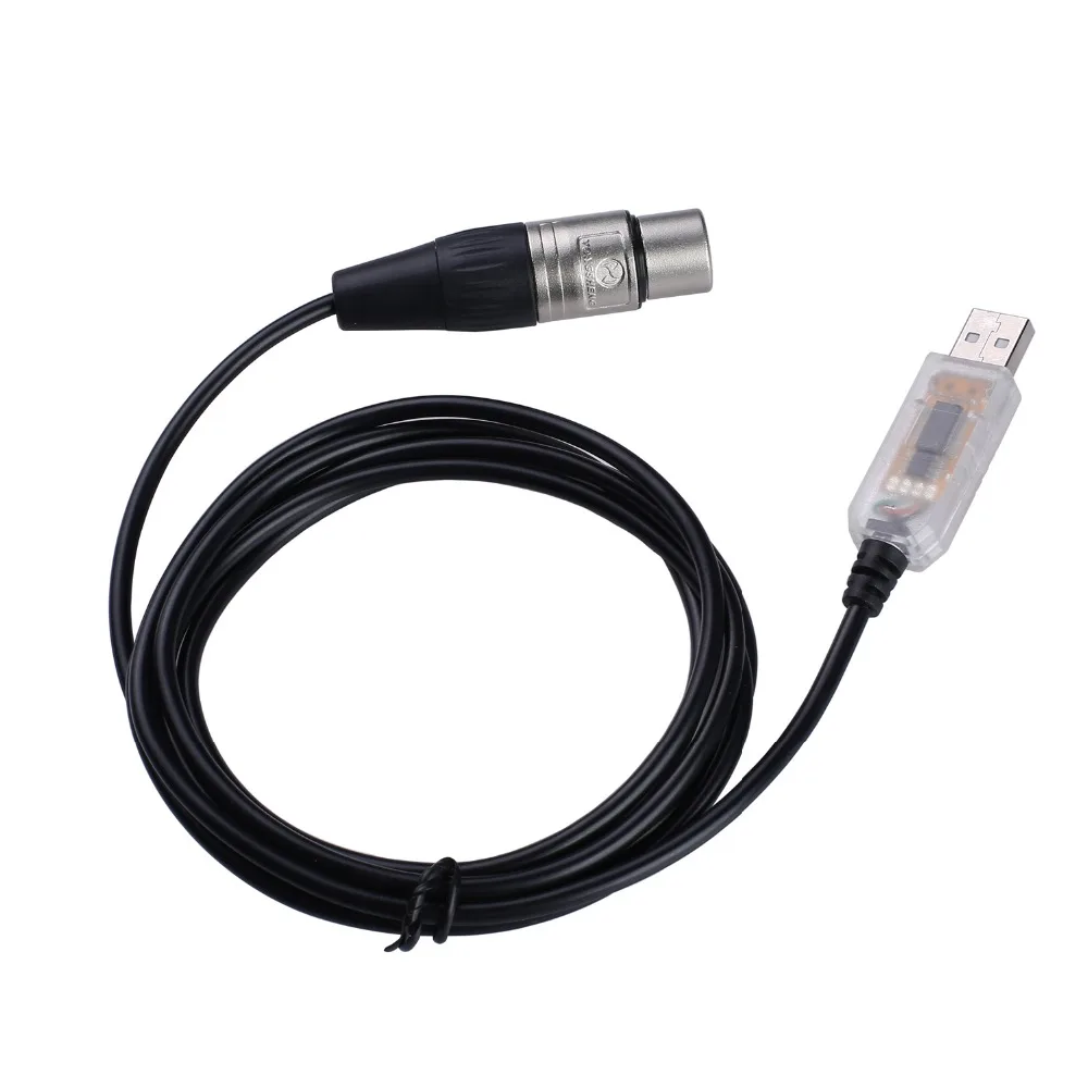 USB к DMX интерфейсному адаптеру светодиодный DMX512 компьютерный ПК контроллер