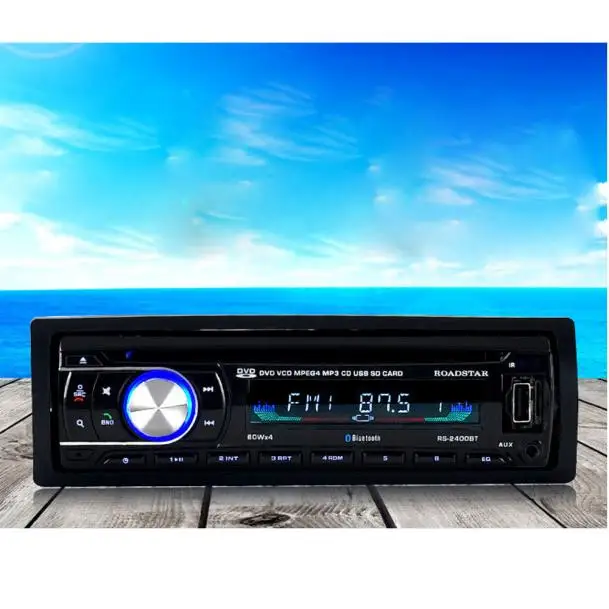 

Auto Hot Single Din Car Bluetooth DVD CD Player Vehicle MP3 Stereo Radio  feb20