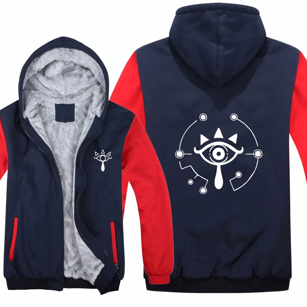 The Legend of Zelda Hoodies Jacket Winter Pullover Man Coat Wool Liner
