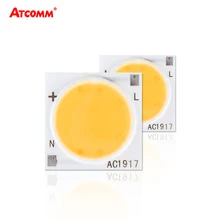 COB LED lámpara de Chip 3W 5W 7W 9W 20W 30W 220V cerámica luz LED matriz Array de diodos de alta potencia inteligente IC No necesita controlador