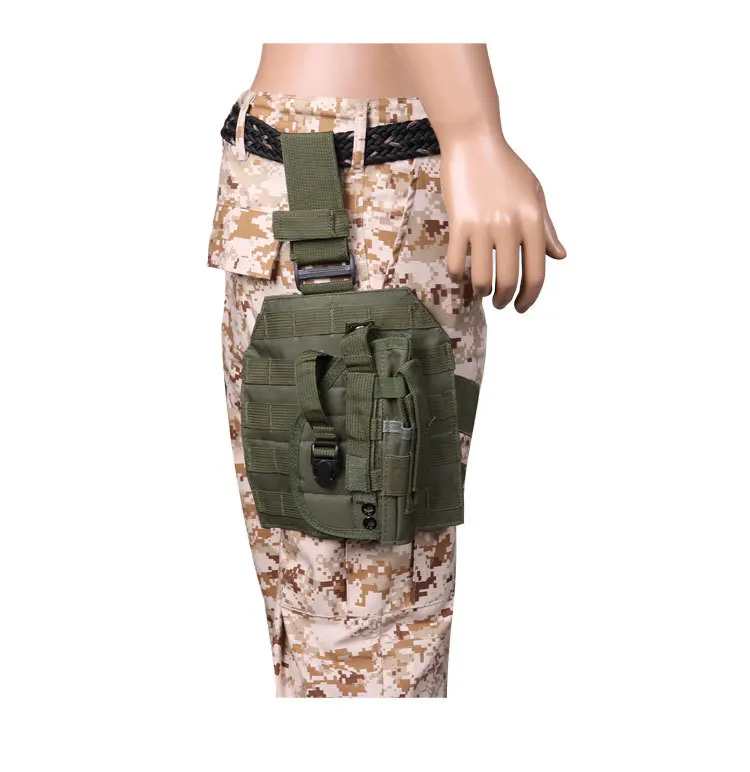 Тактический MOLLE Drop Leg платформа для охоты Пейнтбол страйкбол Удобная Светодиодная панель ремень пистолет кобура пистолет Glock 17