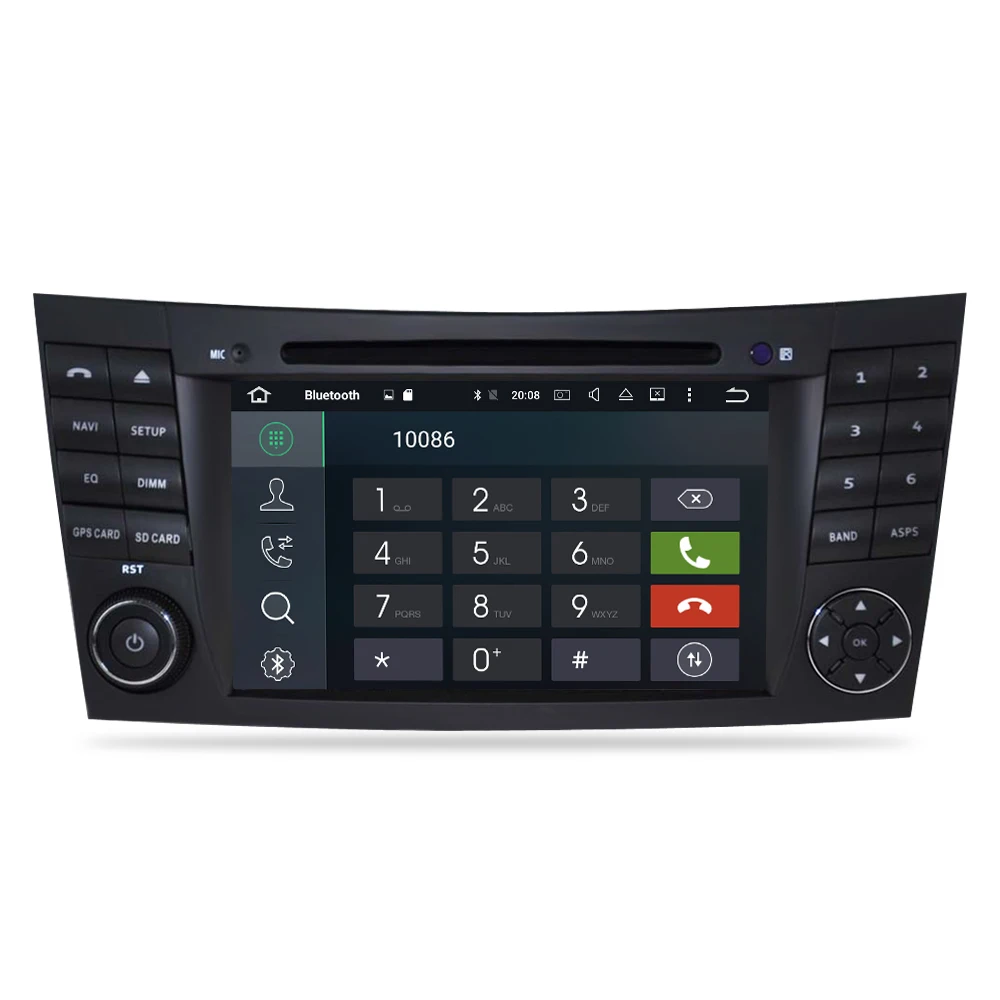 Cheap 4G RAM Android 9.0 Car DVD Stereo Multimedia Headunit For Mercedes Benz/w211/e200/e300/e3 Auto Radio GPS Navigation Video Audio 3