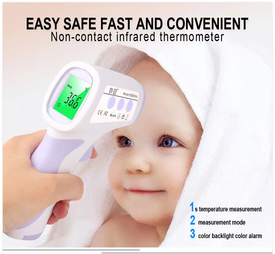 

Muti-fuction Baby kids Digital Termomete Infrared Forehead Body Thermometer Gun Non-contact Temperature Measurement Device top