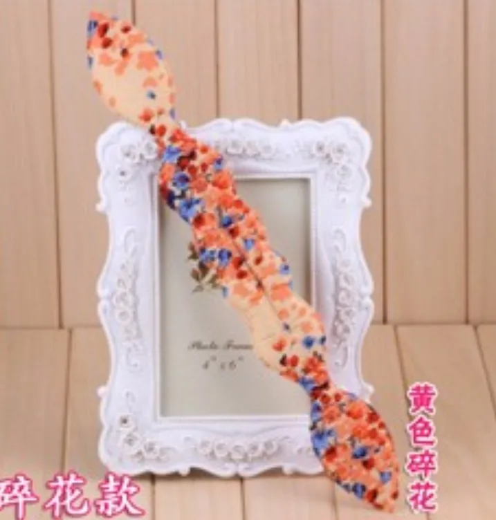 Корейские кроличьи уши аксессуары для волос фрикадель блюдо губка головка бутон волосы инструменты для волос палочка для волос сладкий - Окраска металла: orange hua