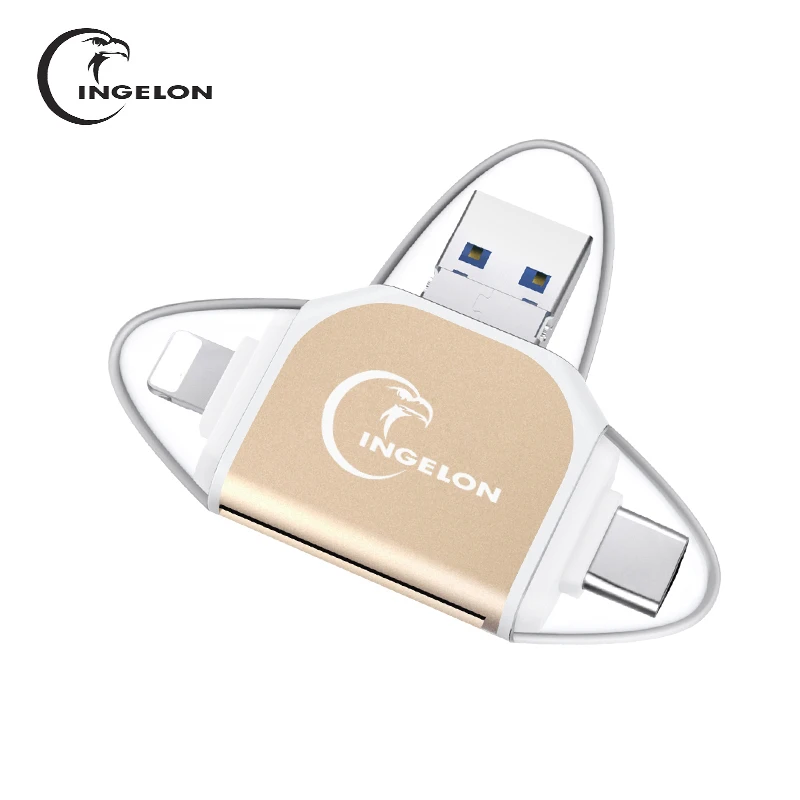 Адаптер Ingelon carte sd usb micro SD карта usb typec otg кард-ридер no3.0 USB micro usb для адаптера lightning аксессуары для ПК