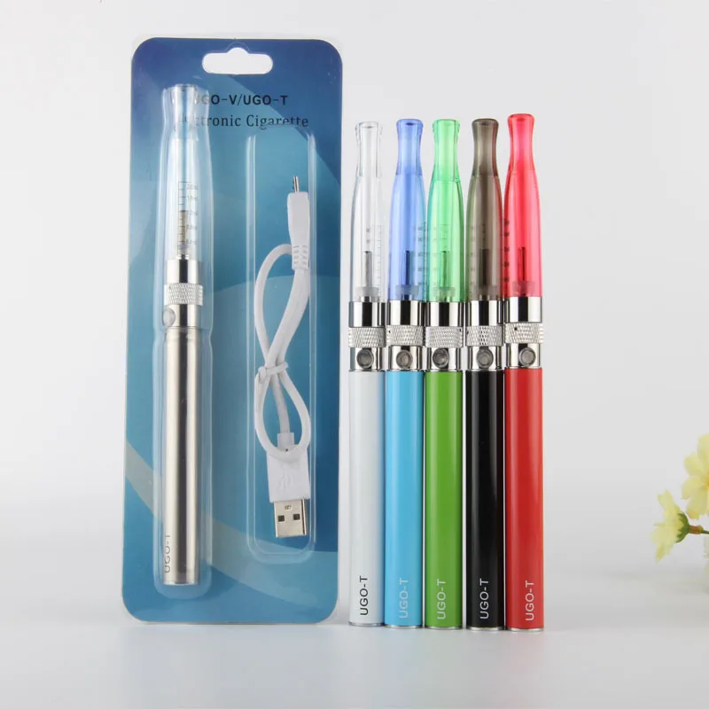 

Ego gs H2 clearomizer electronic cigarette cigarette blister kit 650/900/1199mAh Ugo-t battery h2 Vaporizer Pen Starter ego kits