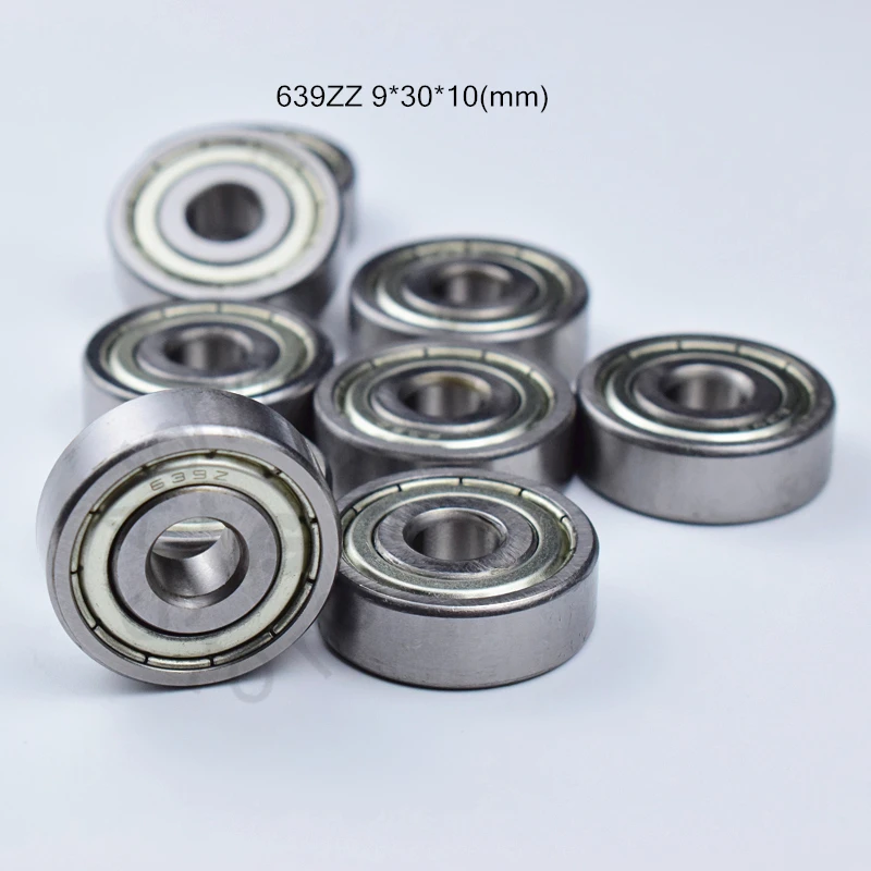 639ZZ Подшипник 9*30*10(мм) ABEC-5 Подшипник 9 шт. металлический герметичный мини-подшипник 639 639Z 639 ZZ хромированные стальные подшипники